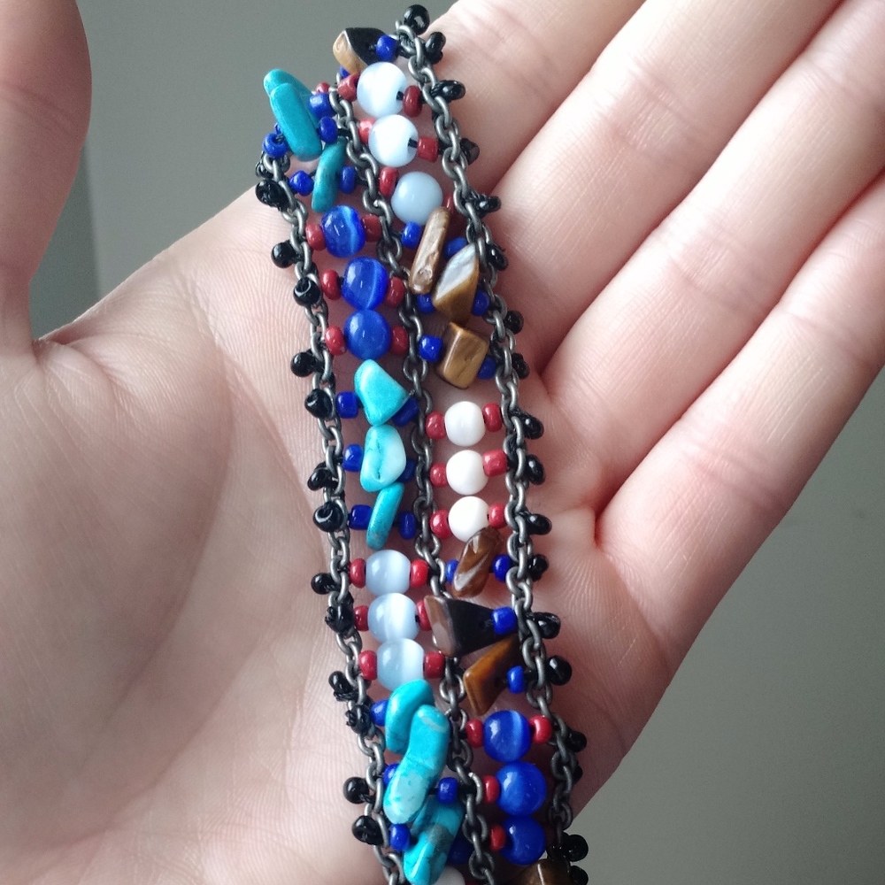 Beautiful unique beaded bracelet